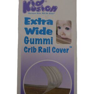 Kid Kusion Gummi crib rail cover for teething babies New